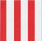 vidaXL - Vervangingsdoek - voor - luifel - gestreept - 4,5x3 - m - rood - en - wit