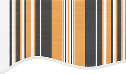 vidaXL - Vervangingsdoek - voor - luifel - gestreept - 4x3,5 - m - meerkleurig