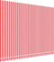vidaXL - Vervangingsdoek - voor - luifel - gestreept - 4x3 - m - rood - en - wit