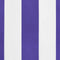 vidaXL - Vervangingsdoek - voor - luifelrok - gestreept - 3 - m - blauw - en - wit