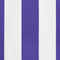 vidaXL - Vervangingsdoek - voor - luifelrok - gestreept - 4 - m - blauw - en - wit