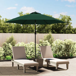 vidaXL - Vervangingsdoek - voor - parasol - 300 - cm - groen