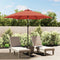 vidaXL - Vervangingsdoek - voor - parasol - 300 - cm - terracottakleurig