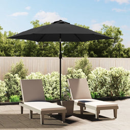 vidaXL - Vervangingsdoek - voor - parasol - 300 - cm - antracietkleurig