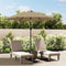 vidaXL - Vervangingsdoek - voor - parasol - 300 - cm - taupe