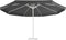 vidaXL - Vervangingsdoek - voor - parasol - 500 - cm - antracietkleurig