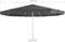 vidaXL - Vervangingsdoek - voor - parasol - 500 - cm - antracietkleurig