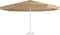 vidaXL - Vervangingsdoek - voor - parasol - 500 - cm - taupe