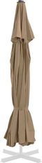 vidaXL - Vervangingsdoek - voor - parasol - 500 - cm - taupe