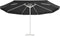 vidaXL - Vervangingsdoek - voor - parasol - 500 - cm - zwart