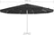 vidaXL - Vervangingsdoek - voor - parasol - 500 - cm - zwart