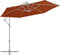 vidaXL - Vervangingsdoek - voor - zweefparasol - 300 - cm - terracottakleurig