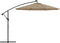 vidaXL - Vervangingsdoek - voor - zweefparasol - 300 - cm - taupe