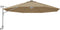 vidaXL - Vervangingsdoek - voor - zweefparasol - 300 - cm - taupe