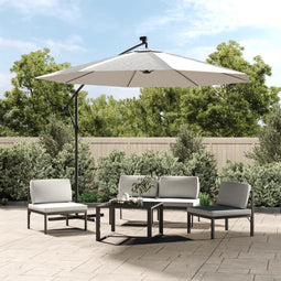 vidaXL - Vervangingsdoek - voor - zweefparasol - 300 - cm - zandwit
