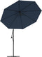 vidaXL - Vervangingsdoek - voor - zweefparasol - 350 - cm - blauw
