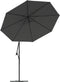 vidaXL - Vervangingsdoek - voor - zweefparasol - 350 - cm - antracietkleurig