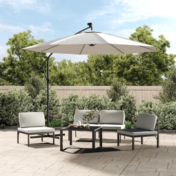 vidaXL - Vervangingsdoek - voor - zweefparasol - 350 - cm - zandwit