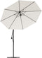 vidaXL - Vervangingsdoek - voor - zweefparasol - 350 - cm - zandwit