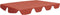vidaXL - Vervangingsluifel - schommelbank - 188/168x145/110 - cm - terracotta