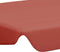 vidaXL - Vervangingsluifel - schommelbank - 188/168x145/110 - cm - terracotta