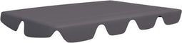 vidaXL - Vervangingsluifel - voor - schommelbank - 150/130x105/70 - cm - antraciet