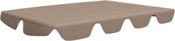 vidaXL - Vervangingsluifel - voor - schommelbank - 150/130x105/70 - cm - taupe
