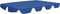 vidaXL - Vervangingsluifel - voor - schommelbank - 150/130x105/70 - cm - blauw