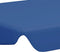 vidaXL - Vervangingsluifel - voor - schommelbank - 150/130x105/70 - cm - blauw