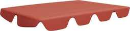 vidaXL - Vervangingsluifel - voor - schommelbank - 150/130x105/70cm - terracotta