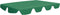 vidaXL - Vervangingsluifel - voor - schommelbank - 188/168x145/110 - cm - groen
