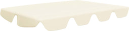 vidaXL - Vervangingsluifel - voor - schommelbank - 188/168x145/110 - cm - crème