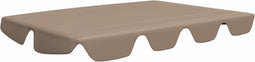 vidaXL - Vervangingsluifel - voor - schommelbank - 188/168x145/110 - cm - taupe