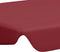 vidaXL - Vervangingsluifel - voor - schommelbank - 188/168x145/110 - cm - wijnrood