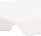 vidaXL - Vervangingsluifel - voor - schommelbank - 188/168x145/110 - cm - wit