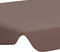 vidaXL - Vervangingsluifel - voor - schommelbank - 188/168x145/110 - cm - bruin