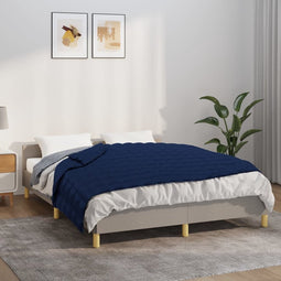 vidaXL - Verzwaringsdeken - 122x183 - cm - 5 - kg - stof - blauw