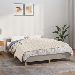 vidaXL - Verzwaringsdeken - 122x183 - cm - 5 - kg - stof - lichtcrèmekleurig
