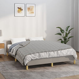 vidaXL - Verzwaringsdeken - 138x200 - cm - 6 - kg - stof - grijs