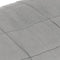 vidaXL - Verzwaringsdeken - 155x220 - cm - 7 - kg - stof - grijs