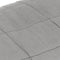 vidaXL - Verzwaringsdeken - 200x220 - cm - 13 - kg - stof - grijs