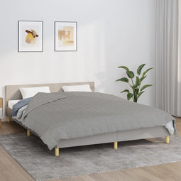 vidaXL - Verzwaringsdeken - 200x225 - cm - 9 - kg - stof - grijs