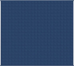 vidaXL - Verzwaringsdeken - 220x230 - cm - 15 - kg - stof - blauw
