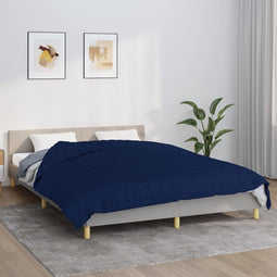vidaXL - Verzwaringsdeken - 220x235 - cm - 15 - kg - stof - blauw