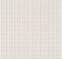 vidaXL - Verzwaringsdeken - 220x240 - cm - 11 - kg - stof - lichtcrèmekleurig