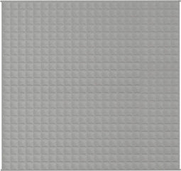 vidaXL - Verzwaringsdeken - 220x240 - cm - 15 - kg - stof - grijs
