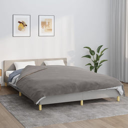 vidaXL - Verzwaringsdeken - met - hoes - 200x200 - cm - 9 - kg - stof - grijs