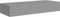 vidaXL - viaXL - Wandschappen - 2 - st - met - lade - 60x23,5x10 - cm - MDF - grijs