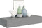 vidaXL - viaXL - Wandschappen - 2 - st - met - lade - 60x23,5x10 - cm - MDF - grijs