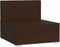 vidaXL - Vierzitsbank - met - kussens - poly - rattan - bruin